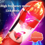 Pocket Pussy Vagina & Mouth Tongue Lick Vibrator Heating Voice Male Masturbator Cup Penis Suck Massager Real Sex Toys - 4