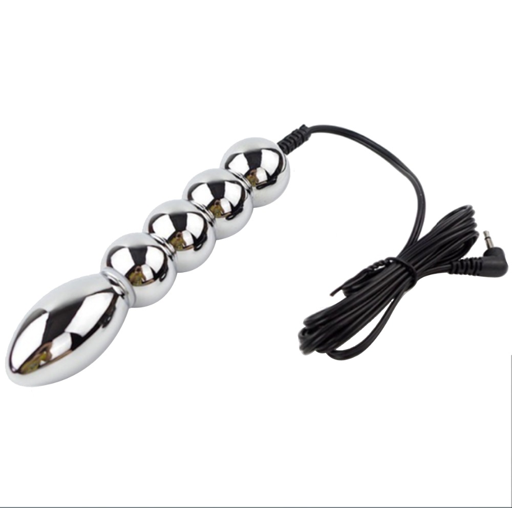 Mens Electric Stimulation Anal Plug Medicalgrade Adult Sex Toy Safe Electro Shock Stimulator - 3