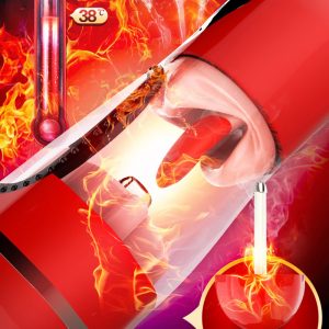 Pocket Pussy Vagina & Mouth Tongue Lick Vibrator Heating Voice Male Masturbator Cup Penis Suck Massager Real Sex Toys - 2