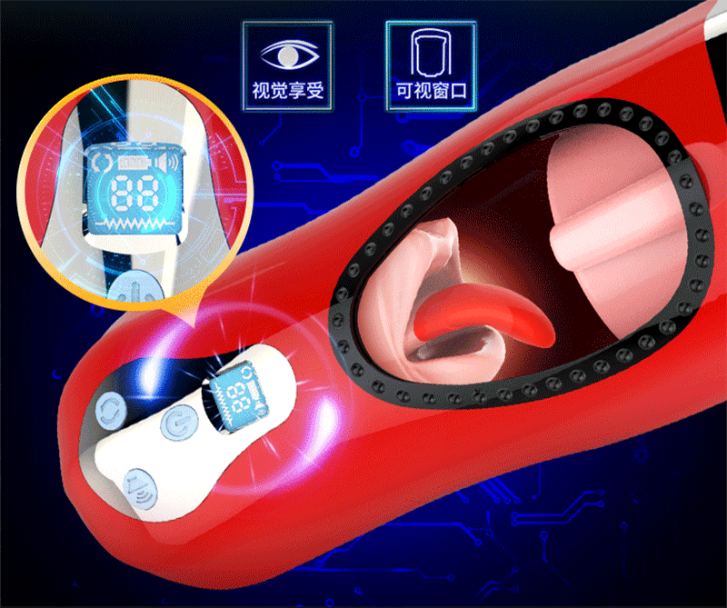 Realistic Male Masturbator Cup With Heating Vibrator Voice Features Ultimate Penis Massage Oral Sex Toy - 11