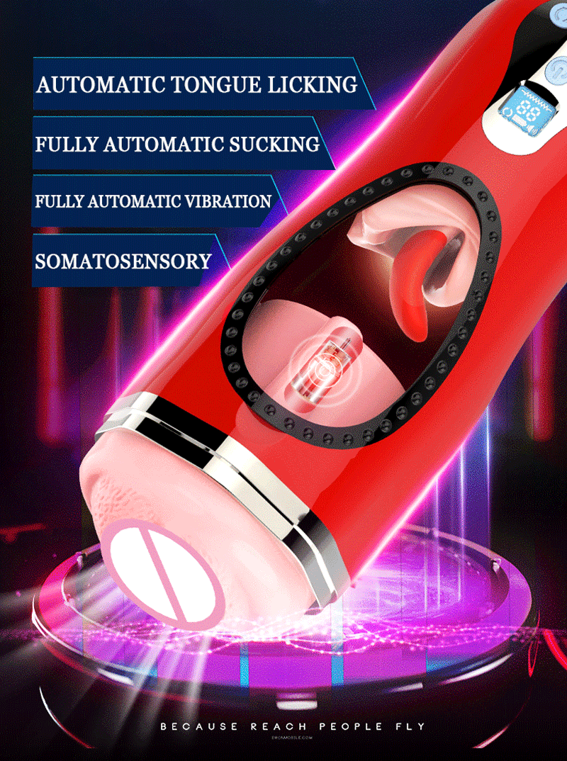 Realistic Male Masturbator Cup With Heating Vibrator Voice Features Ultimate Penis Massage Oral Sex Toy - 3