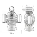 Male Penis Stimulator Glans Vibrators Massager Delay Ejaculation Adult Endurance Exercise Sex Toys For Men Pocket Pussy - 3