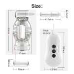 Male Penis Stimulator Glans Vibrators Massager Delay Ejaculation Adult Endurance Exercise Sex Toys For Men Pocket Pussy - 2
