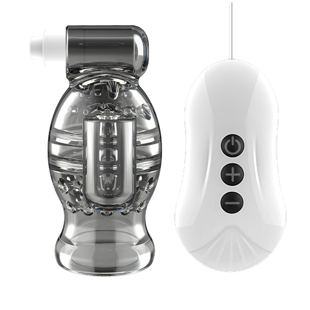 Mens Endurance Training Vibrating Massager Adult Sex Toy Pocket Pussy Ejaculation Delay Stimulator - 10