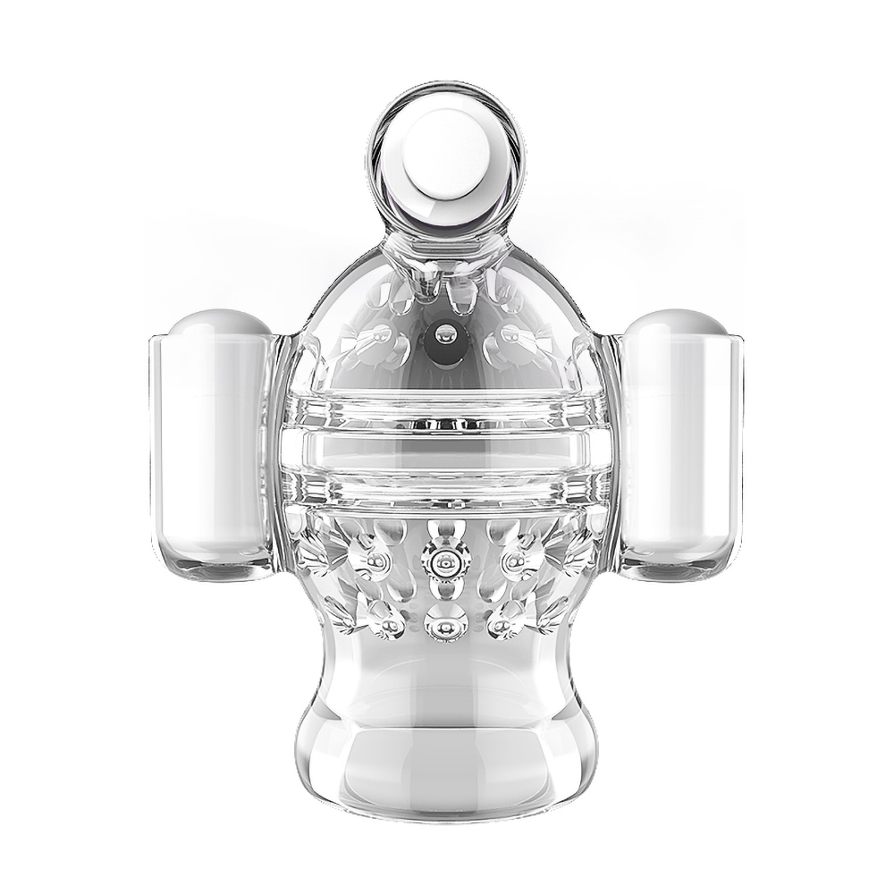 Mens Endurance Training Vibrating Massager Adult Sex Toy Pocket Pussy Ejaculation Delay Stimulator - 5