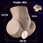 The Latest Cross-legged Sex Doll Ass Toy Male Masturbation Silicone Woman Vagina Anal Big Adult Erotic - 5