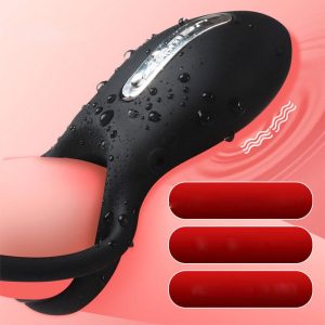 10 Speeds Wireless Remote Penis Vibrator Rings Male Longer Lasting Vibrating Cock With Ring Massager Silicone Adult Sex Toy