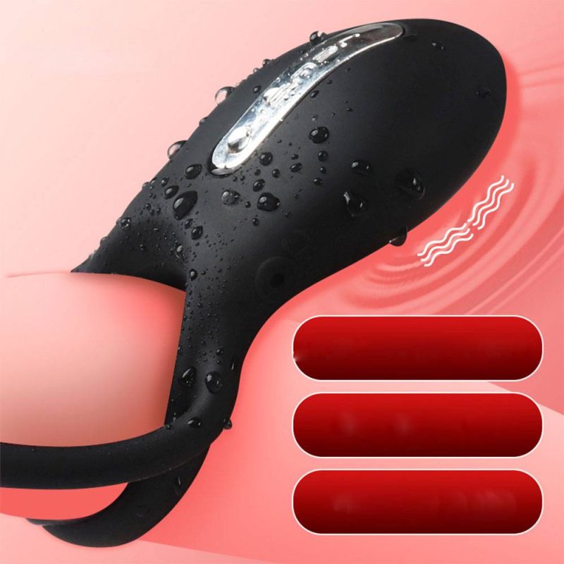 10 Speeds Wireless Remote Penis Vibrator Rings Male Longer Lasting Vibrating Cock With Ring Massager Silicone Adult Sex Toy