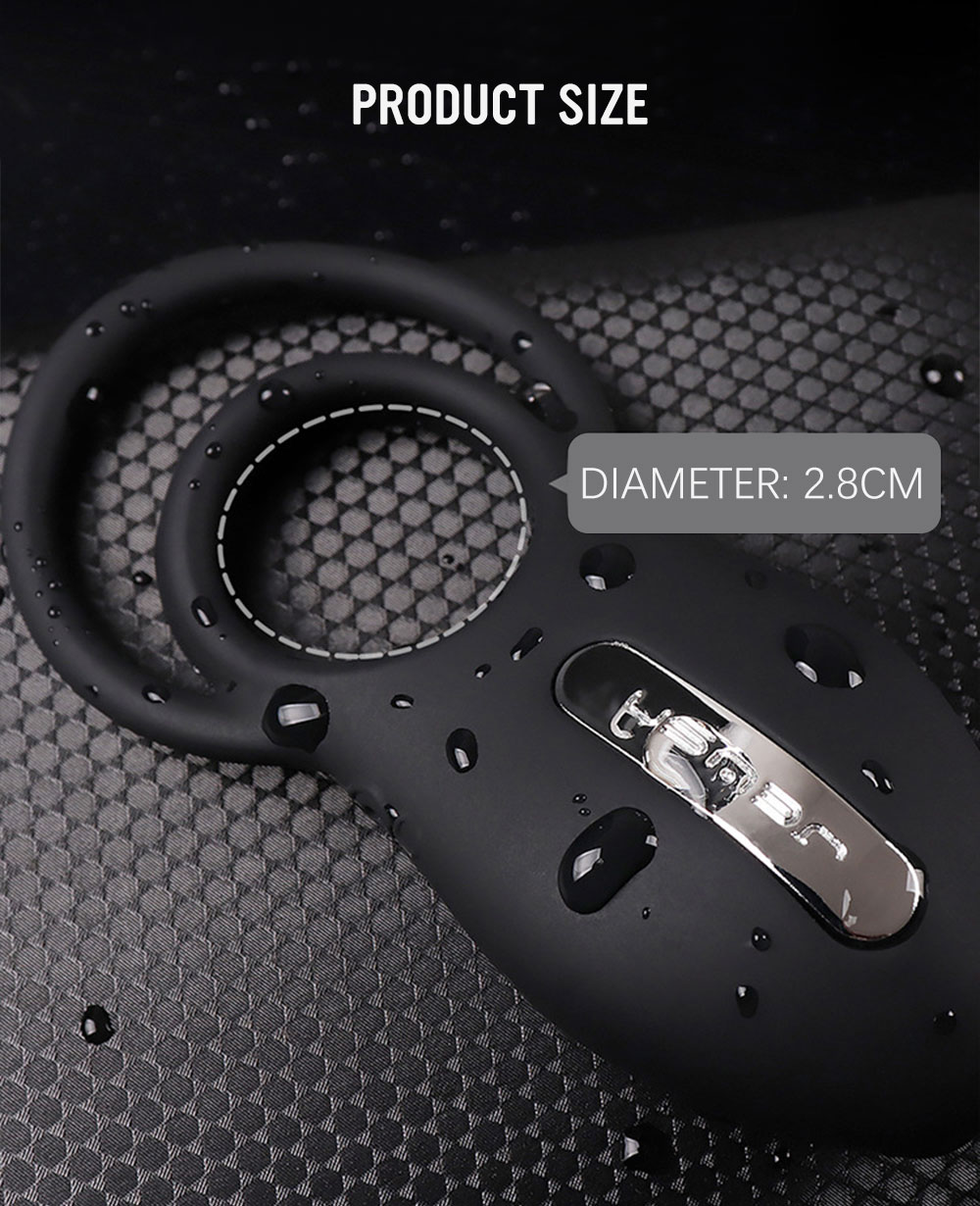 Silicone Penis Vibrator Rings 10speed Wireless Remote Male Enhancer Longer Lasting Cock Vibrator Ring Adult Massager Sex Toy - 5