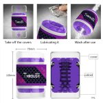 Male Masturbator Vagina Dual Channel Cup Blowjob Sex Real Pussy Stimulator Toys For Men - 3