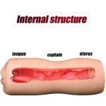 Blowjob Male Masturbator Mens Sex Toys Oral Masturbation Cup Deep Throat Mouth Realistic Vagina Pussy Penis Massager Men - 4