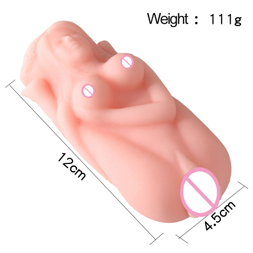 2pcs Male Masturbator Cup Realistic Artificial Vagina Pocket Pussy Oral Sex Toys Adult Pleasure Products For Men - 3