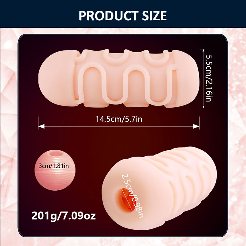 Deluxe Mrl Anime Male Masturbator Tpe Pocket Pussy Realistic Vagina Sex Toy For Men Penis Exercise Tool - 3