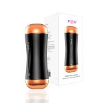 Fox Automatic Dual Channel 10mode Vibration Adult Male Masturbation Cup Realistic Pocket Pussy Vagina Oral Sex Toys For Men - 5