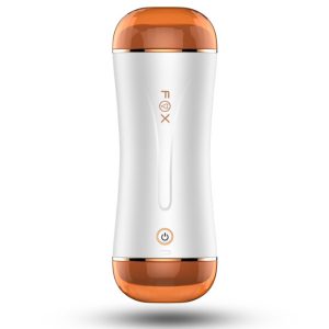 Fox Automatic Dual Channel 10mode Vibration Adult Male Masturbation Cup Realistic Pocket Pussy Vagina Oral Sex Toys For Men - 2