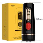 Leten Vibrating Realistic Vagina Male Masturbator Silicone Pocket Pussy Sucking Masturbation Cup Sex Toys For Men Machine - 6