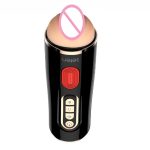 Leten Vibrating Realistic Vagina Male Masturbator Silicone Pocket Pussy Sucking Masturbation Cup Sex Toys For Men Machine - 4