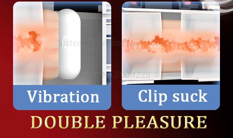 Leten Silicone Male Masturbator Realistic Vibrating Vagina Pocket Pussy Suction Cup Masturbation Machine For Men Adult Sex Toy - 8