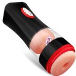 Male Masturbation Cup Adult Toy Real Vagina Oral Sucking Tongue Licking Vibration Mens Sex Toys Pocket Pussy Blowjob Machine - 2