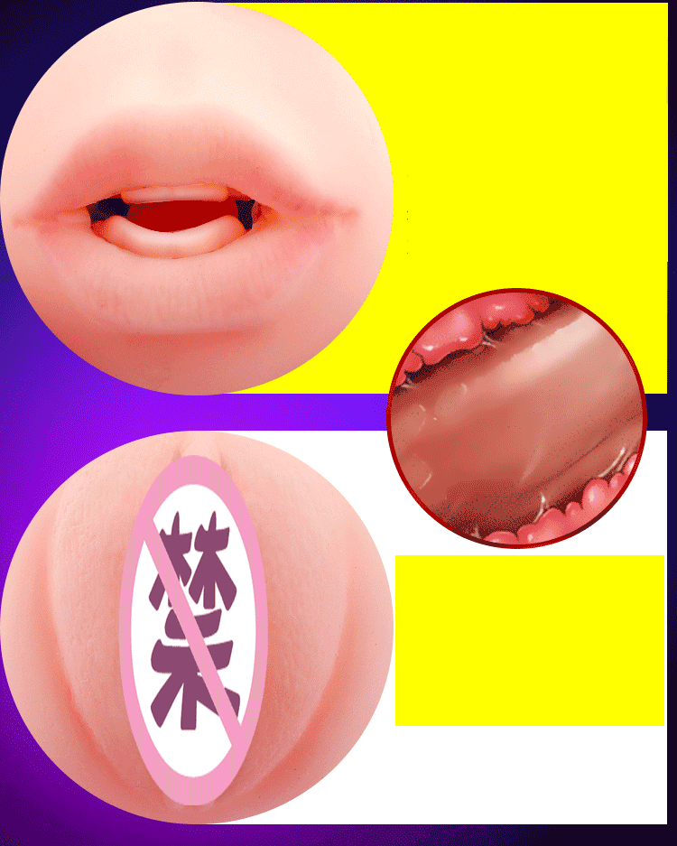 Mens Vibrating Masturbation Cup Lifelike Realistic Vagina Oral Sensation Tongue Licking Blowjob Pocket Pussy Adult Pleasure Sex Toy - 9