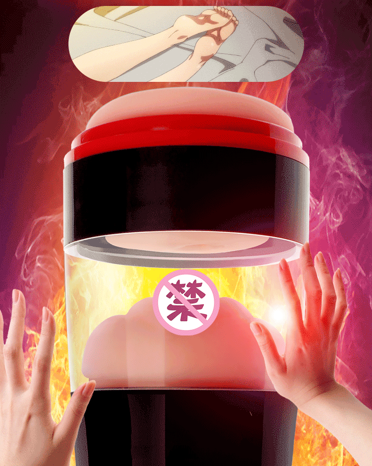 Mens Vibrating Masturbation Cup Lifelike Realistic Vagina Oral Sensation Tongue Licking Blowjob Pocket Pussy Adult Pleasure Sex Toy - 8