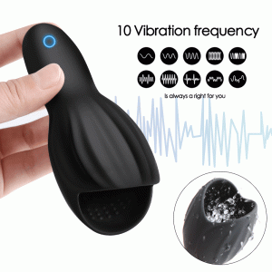 Male Masturbator Vibrating Glans Penis Massager Man Vibrator Trainer Delayed Ejaculation Sex For Adult Product - 2