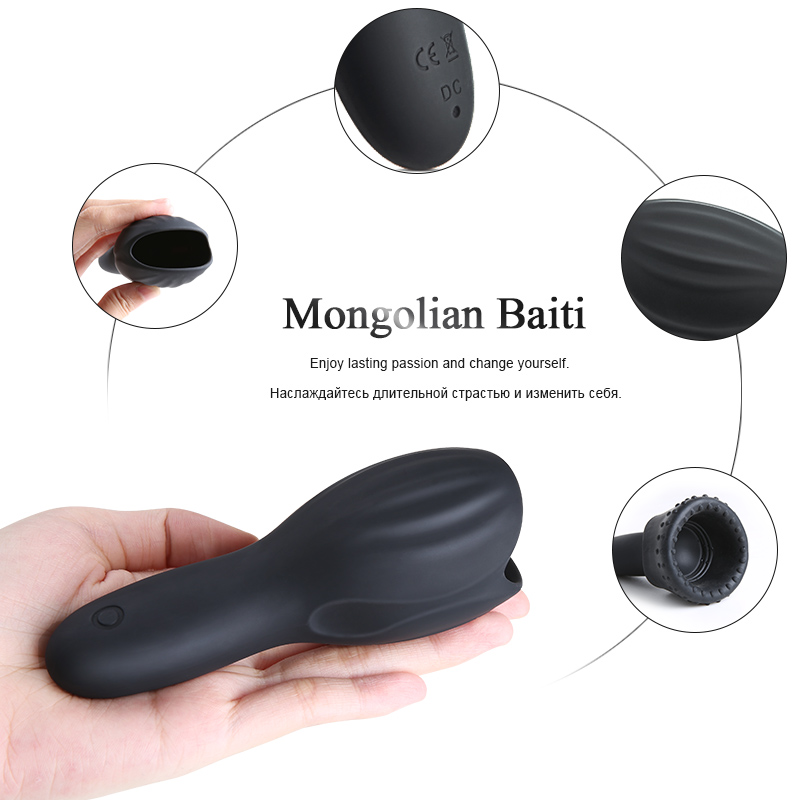 Mens Silicone Vibrator 10 Speed Penis Massager Glans Stimulator Erotic Male Masturbation Toy Aircraft Cup Style - 6