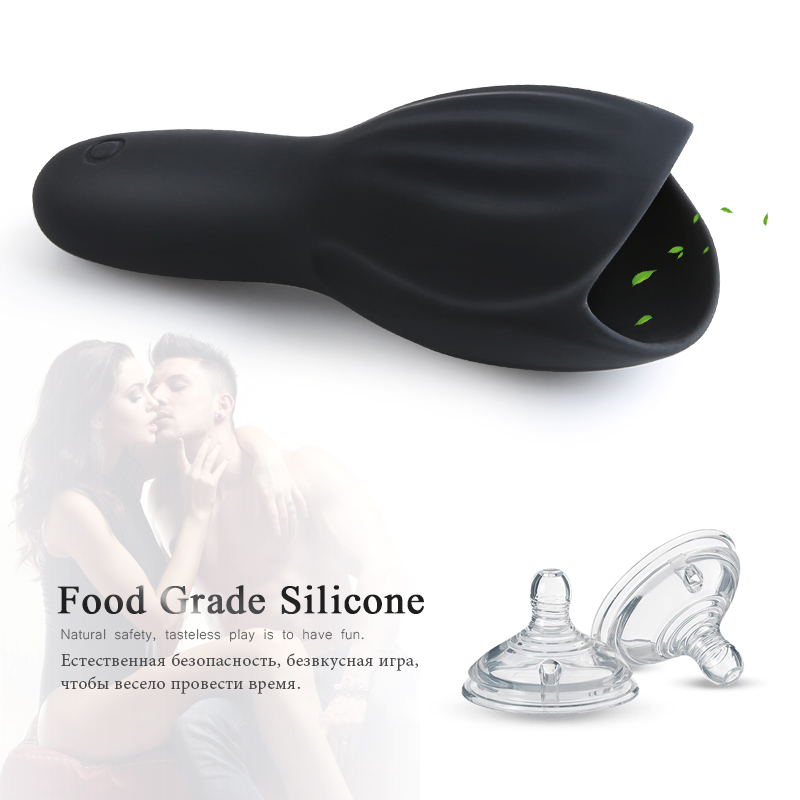 Mens Silicone Vibrator 10 Speed Penis Massager Glans Stimulator Erotic Male Masturbation Toy Aircraft Cup Style - 4