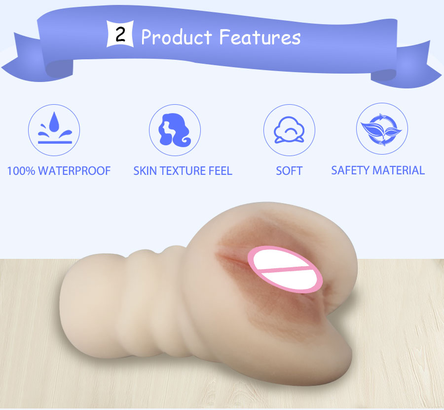 Silicone Anime Style Male Masturbator Realistic Vagina And Anal Sex Doll Simulator Toy - 2