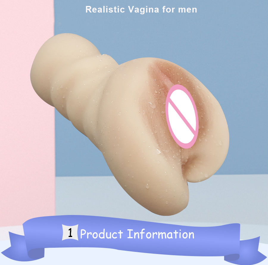 Silicone Anime Style Male Masturbator Realistic Vagina And Anal Sex Doll Simulator Toy - 1