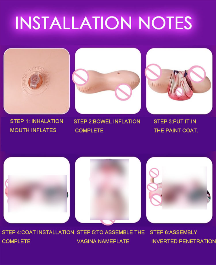 Adult Male Masturbator Toy 160cm Realistic Inflatable Sexdoll Erotic Aid Pillow With Lifelike Vagina - 6
