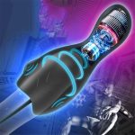 Sex Male Penis Pump Vibrator For Men Urethra Masturbation Massager 12 Modes Expansion Stimulator Erotic Toys