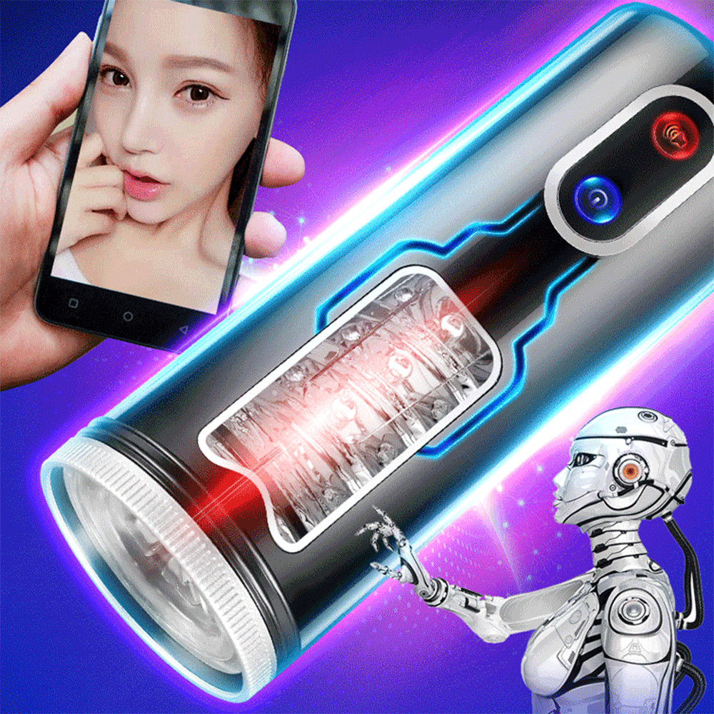 Automatic Male Masturbator Cup With Electric Rotation Suction Realistic Voice Vibrating Dildo For Mens Pleasure - 5