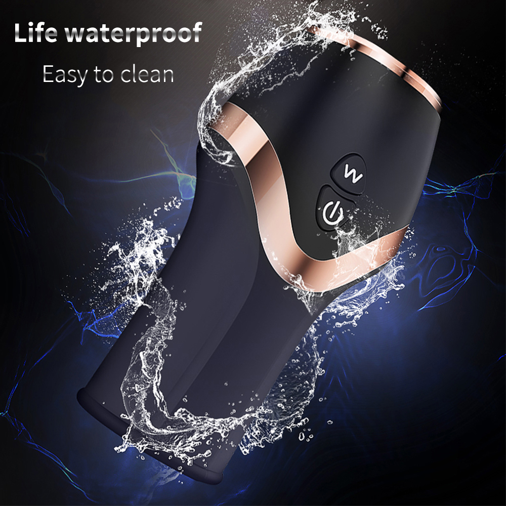 Automatic Male Enhancement Penis Pump With Vibrating And Sucking Features Masturbation Cup Stamina Trainer Adult Sex Toy For Men - 10