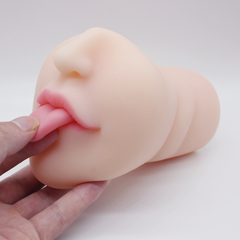 4d Realistic Silicone Male Masturbator Deep Throat Anal Oral Erotic Sex Toy For Men - 3