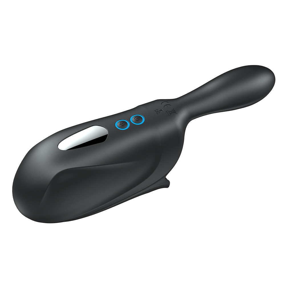 Mens Automatic Electric Penis Pump Vibrator Oral Stimulator Climax Delay Masturbation Cup Toy - 16