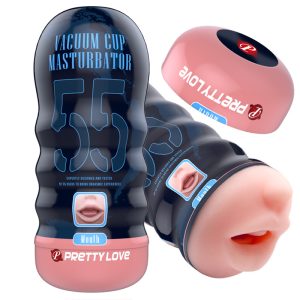 Vagina Mouth Type Sex Cup For Men 18x7cm Male Masturbator Realistic And Oral Vacuum Adult Toy Pocket Pussy