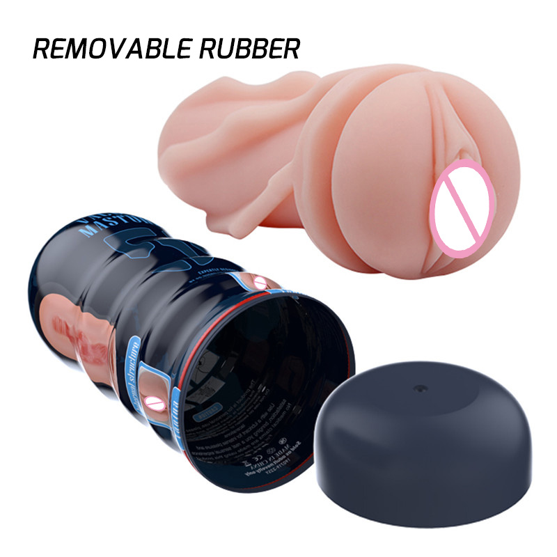 Realistic Male Masturbator Cup 18x7cm Oral Vagina Mouth Design Vacuum Adult Toy Lifelike Pocket Pussy For Men - 7