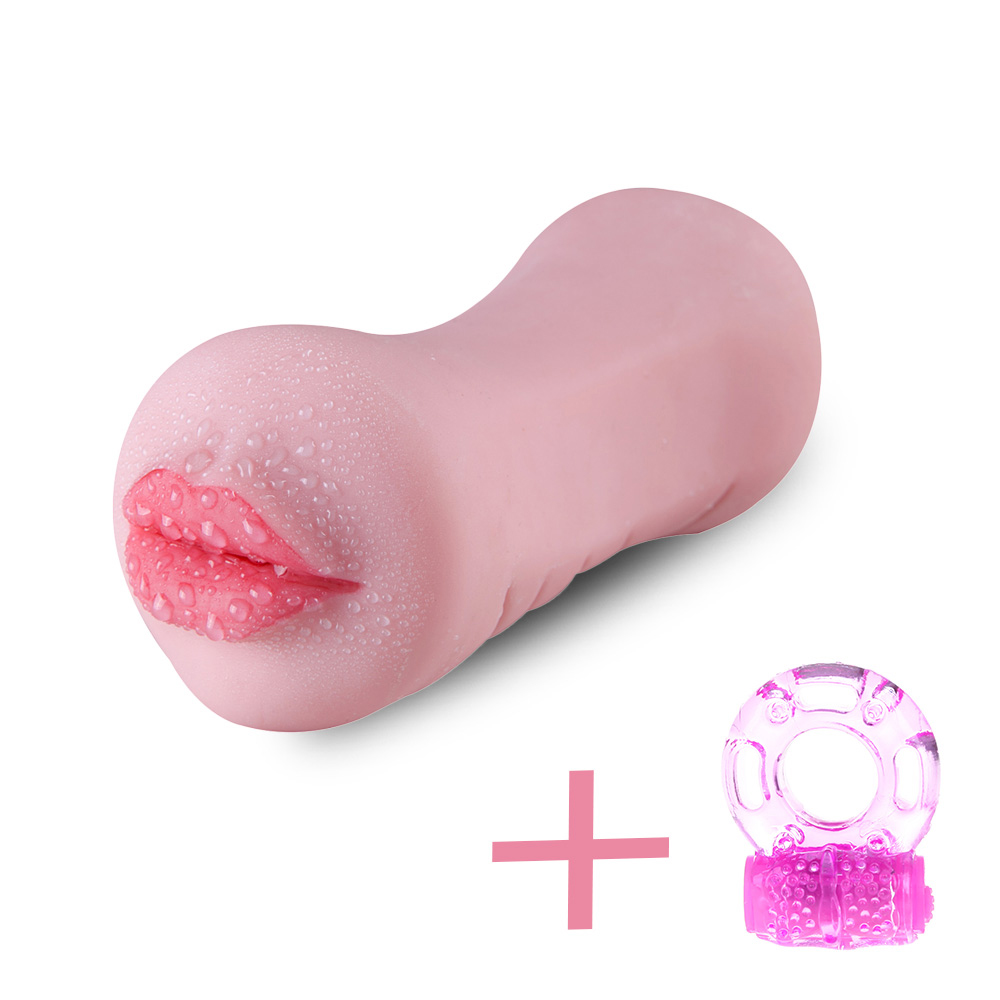 3d Silicone Male Masturbator Deep Throat Aircraft Cup Realistic Vagina And Mouth Vibrator Adult Pleasure Toys For Men - 11