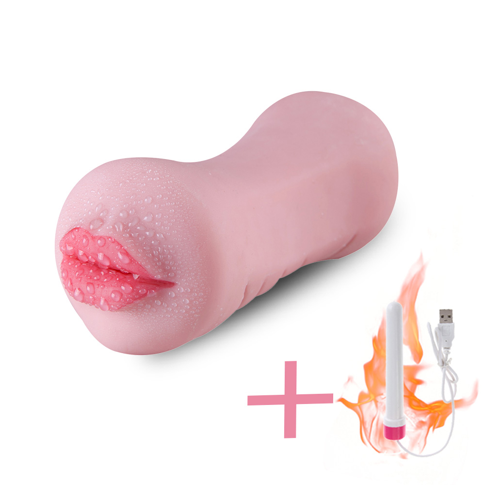 3d Silicone Male Masturbator Deep Throat Aircraft Cup Realistic Vagina And Mouth Vibrator Adult Pleasure Toys For Men - 9