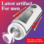 Full Automatic Thrusting Piston Male Masturbator Retractable Voice Electric Machine Blowjob Sucking Sex Toys For Men - 2