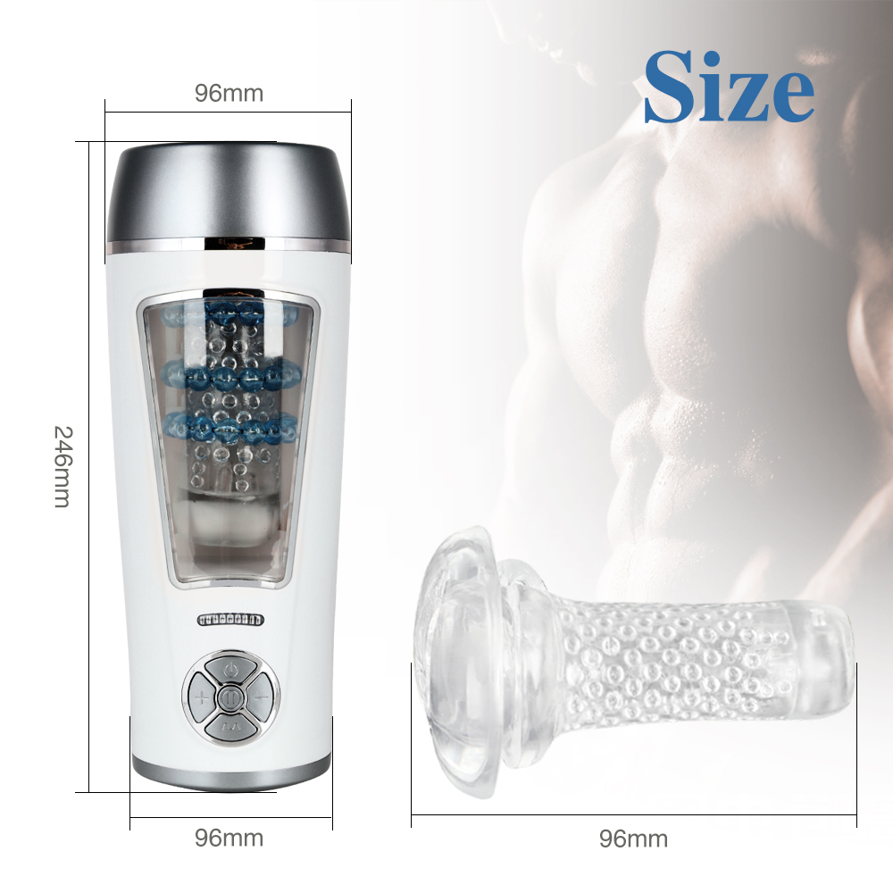 Fully Automated Male Masturbator Electric Thrusting Piston Retractable With Voice Feature Mens Pleasure Toy - 7