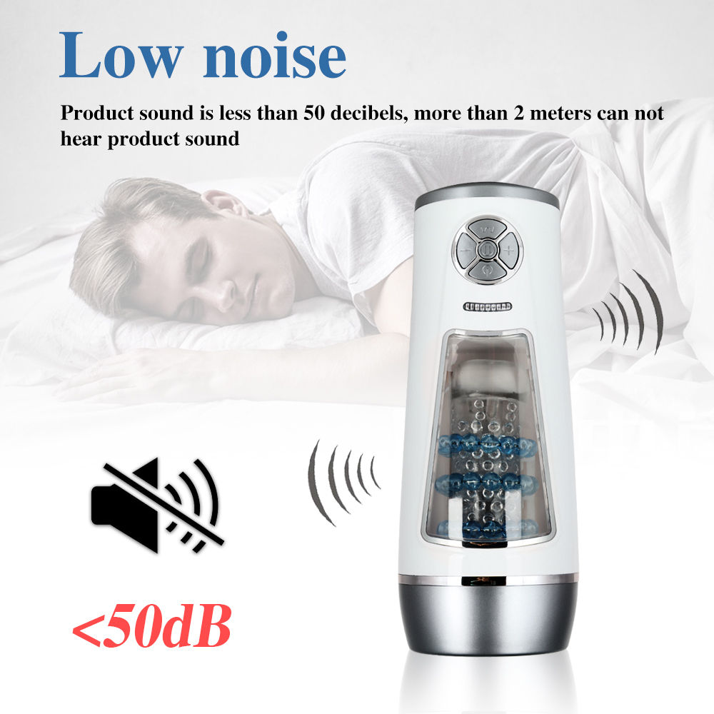 Fully Automated Male Masturbator Electric Thrusting Piston Retractable With Voice Feature Mens Pleasure Toy - 3