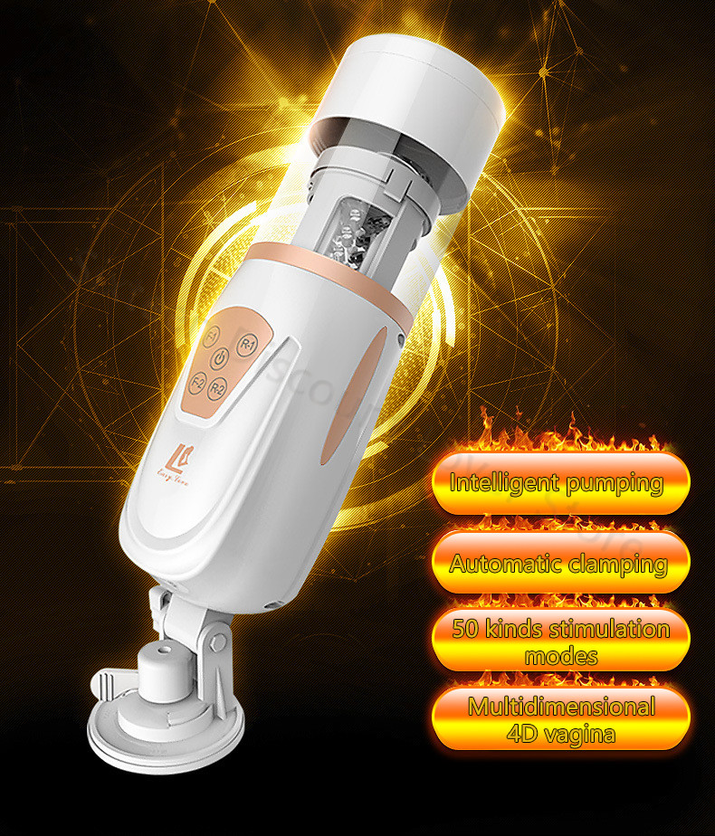 Advanced Highspeed Automatic Piston Male Masturbator With 3 Interchangeable Pleasure Accessories For Men - 2