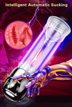 Automatic Sucking Masturbator Real Vagina Pussy Licking Toys Penis Enlargement Vibrator Men Masturbation Cup Sex For - 6