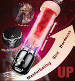 Automatic Sucking Masturbator Real Vagina Pussy Licking Toys Penis Enlargement Vibrator Men Masturbation Cup Sex For - 5