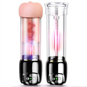 Automatic Sucking Masturbator Real Vagina Pussy Licking Toys Penis Enlargement Vibrator Men Masturbation Cup Sex For