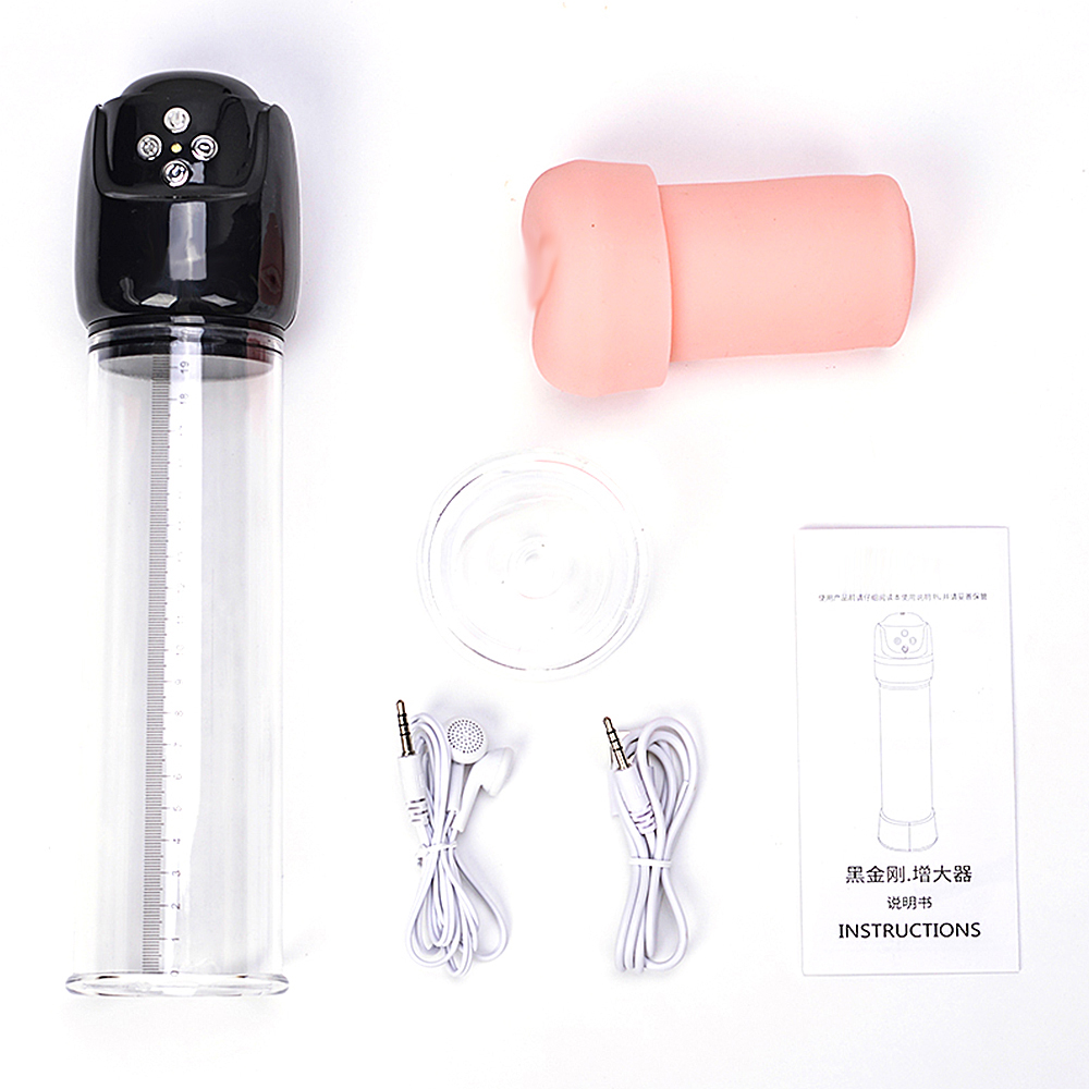 Automatic Penis Enlargement Vibrator Realistic Vagina Masturbator Mens Pleasure Enhancing Masturbation Cup Sensual Sex Toy - 7