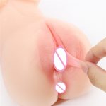 Male Masturbator Cup Pocket Pussy Massager Silicone Realistic Breast With Vagina Juguetes Adult Sex Shop Toys For Men - 4