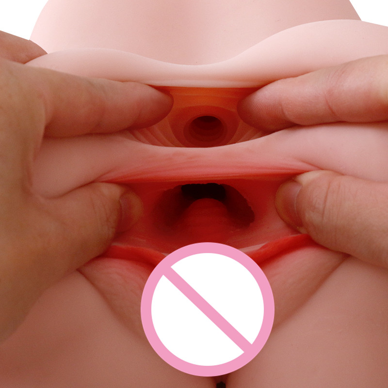 Realistic 3d Male Masturbator 254kg Double Channel Lifelike Sex Doll Toy Artificial Vagina - 13